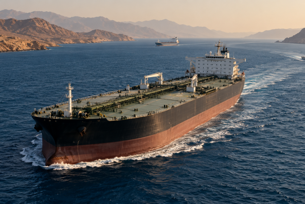 Petroliera nel Bab el Mandeb